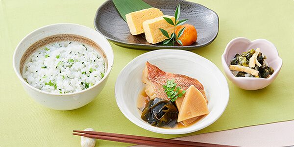 クックデリの和食献立例